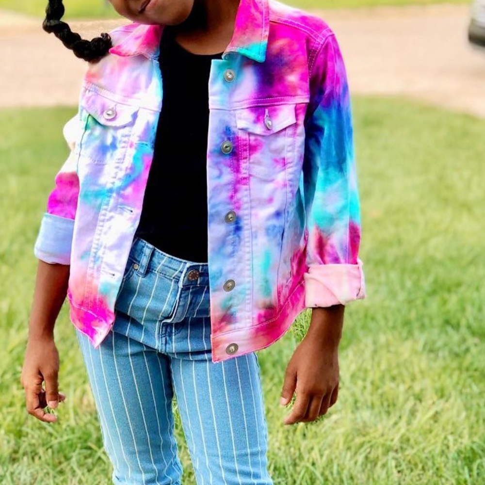 Custom TIEDye denim jacket